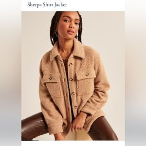 Abercrombie Sherpa Shirt Jacket - size S